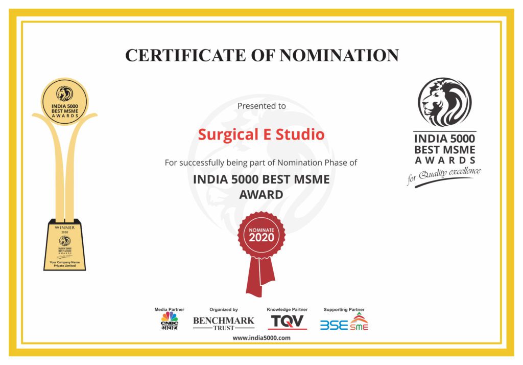 Surgical eStudio - India 5000 Nomination