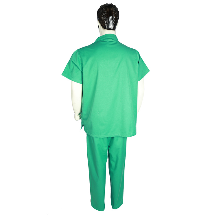 Light Green Surgical Scrubs Online, OT Dress for Doctors With Name