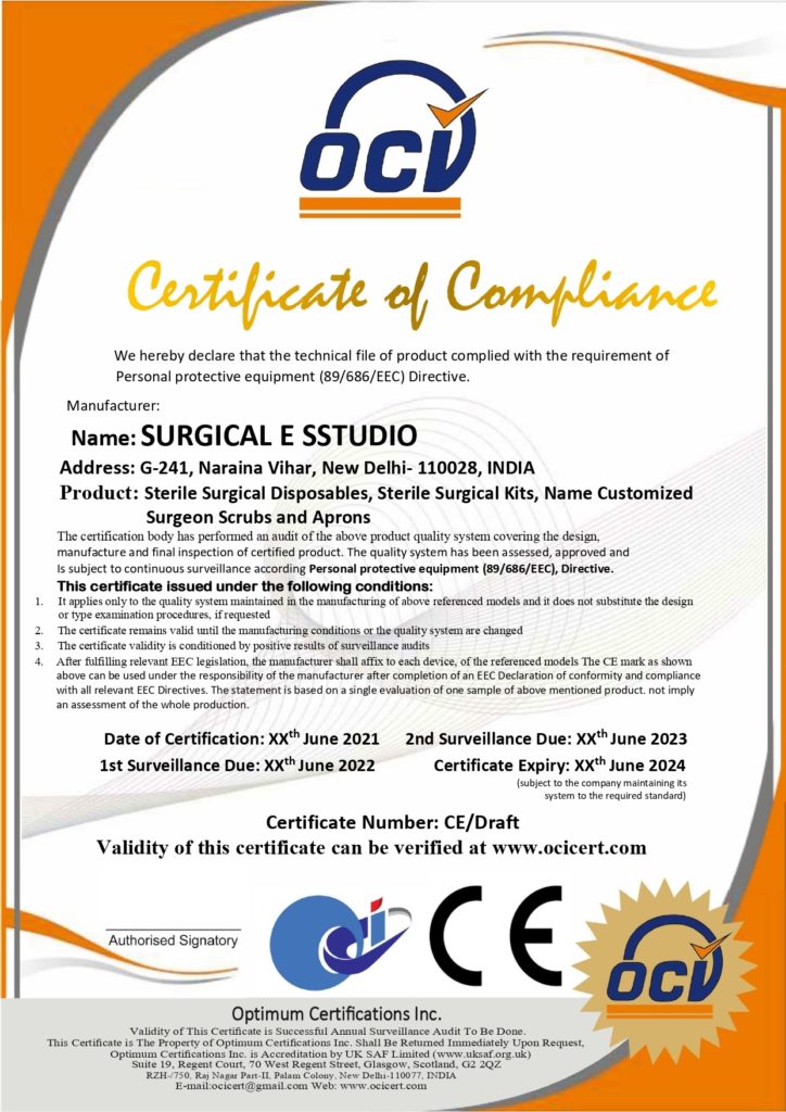surgical e studio certifications