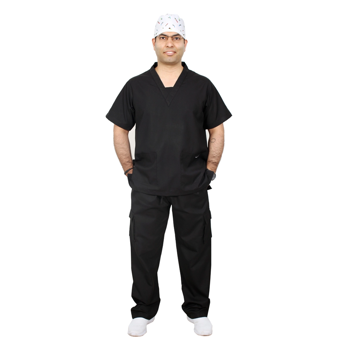 jahnavi enterprises scrub suits for doctors, clinic dress for male &  female, hospital scrub suit Pant, Shirt Hospital Scrub