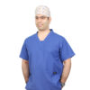 Ink Blue Surgeon Scrub Top - Unisex - Image 2