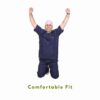 Navy Blue Unisex Surgeon Scrub Suit (Top & Bottom) - Image 6